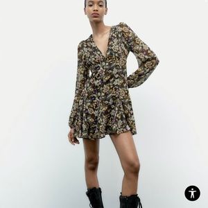 NWT zara floral dress